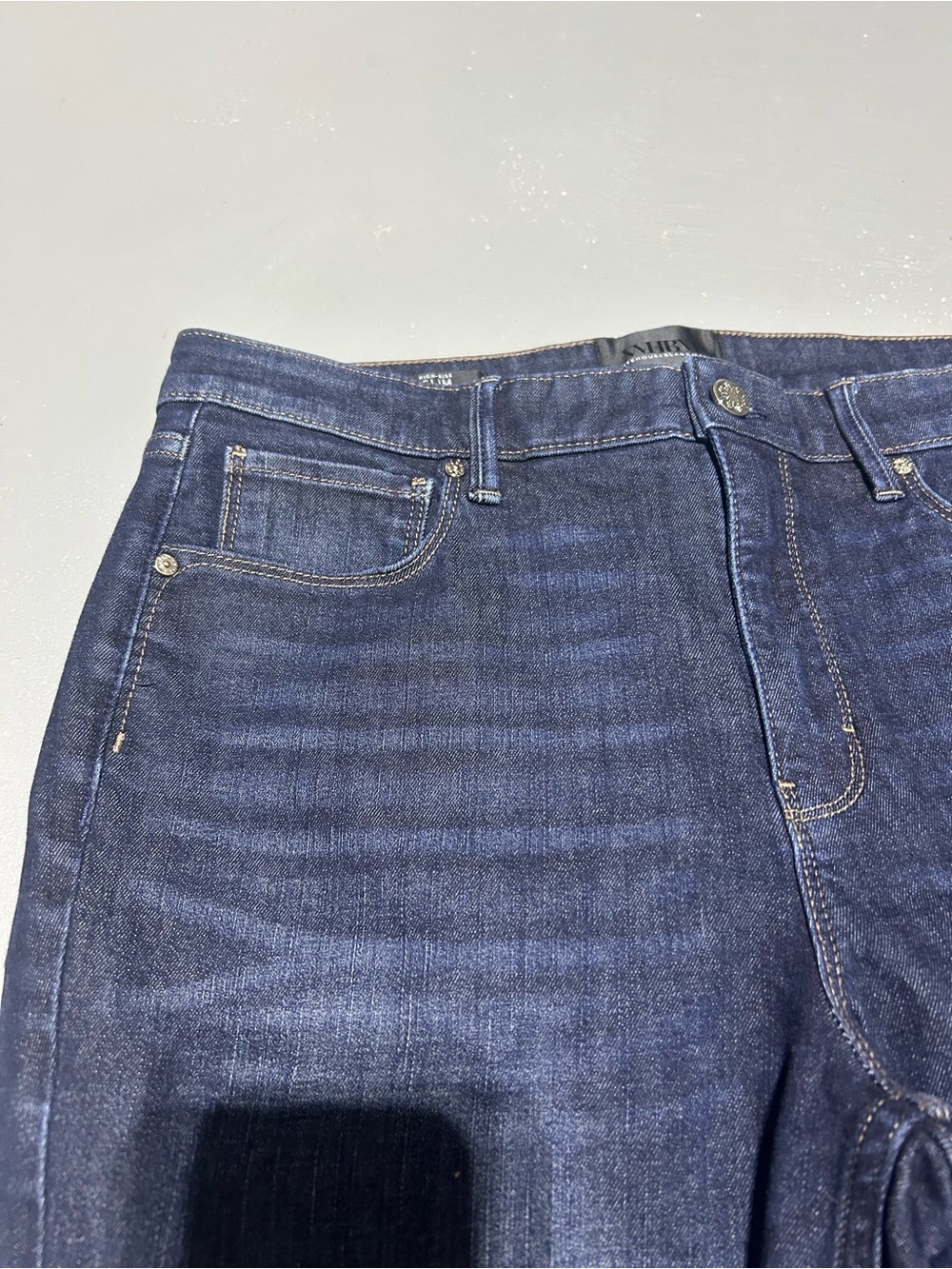 White House Black Market High Rise Slim Sculpt Denim Blue Jeans (Womes Size 10) - Picture 4 of 12